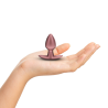 Smooth Silicone Anal Plug - Small - 2.6 / 6,5 cm - Rose Gold