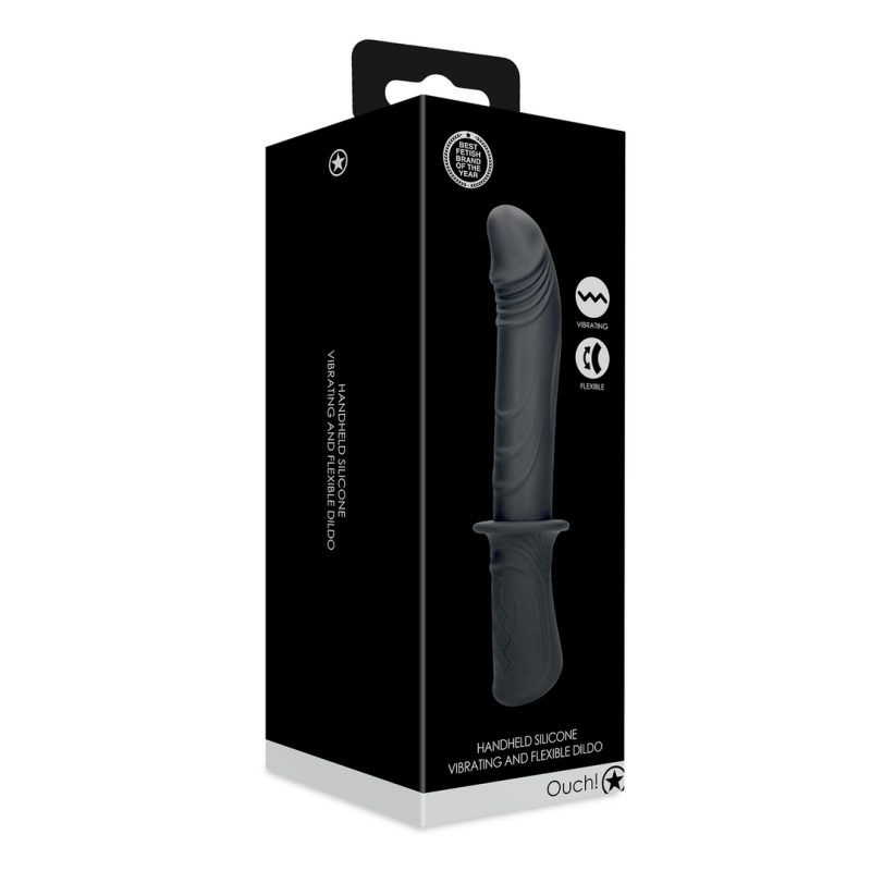 Hand Held Vibrating Sex Machine - Black