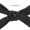 Polyester Bondage Rope - 32.8 ft / 10 m - Black