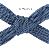 Polyester Bondage Rope - 32.8 ft / 10 m - Navy Blue