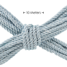 Polyester Bondage Rope - 32.8 ft / 10 m - Powder Blue