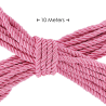 Polyester Bondage Rope - 32.8 ft / 10 m - Pink