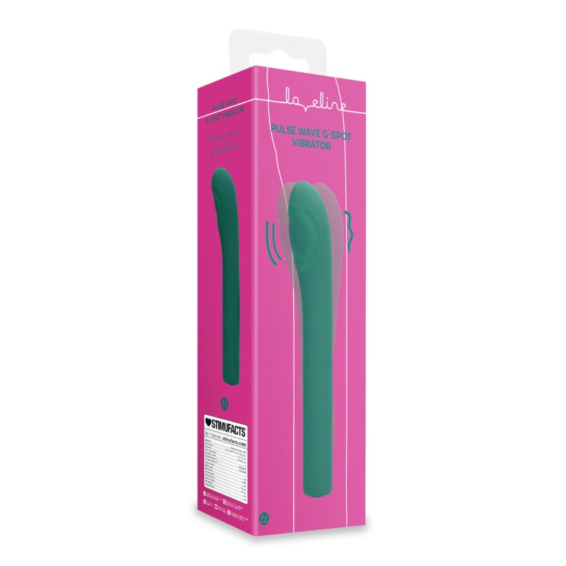 Pulse Wave G-Spot Vibrator - Green Crystal