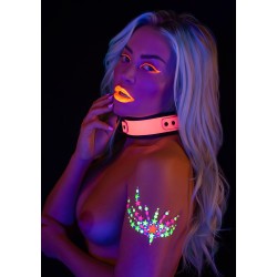 Taboom Glow In the Dark Collar and Chain Leash