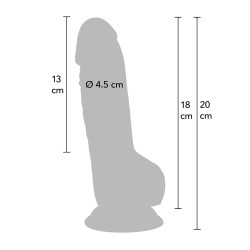 Realistic Dildo PVC 18 cm