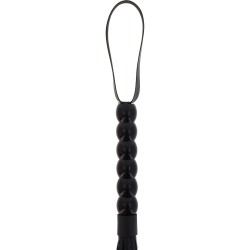 Long Beaded Flogger Whip