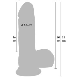 Realistic Dildo Liquid Silicone 20 cm
