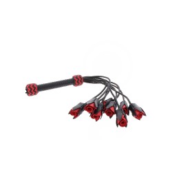 Genuine Leather Roses Whip