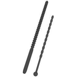 Ribbed Penis Dilator Set 2 pcs