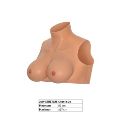 Wearable Breasts Crop Top D Cup