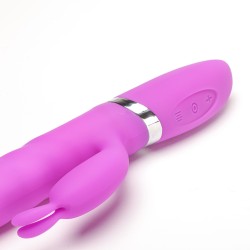 Velvet Touch wibrator silikonowy typ króliczek ładowany usb fioletowy