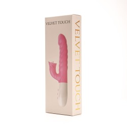 Velvet Touch wibrator silikonowy typ króliczek ładowany usb różowy