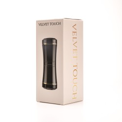 Velvet Touch masturbator dwustonny końce wagina usta czarny