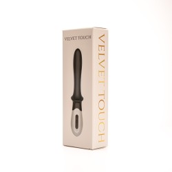 Velvet Touch wibrator silikonowy stymulacja punktu g ładowany usb czarny