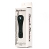 Simple Pleasure masturbator z wibracją wagina  cyberskóra baterie czarny