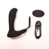 Velvet Touch masażer prostaty z pierścieniem zdalnie sterowany czarny
