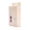 Velvet Touch kulki wibrujące sterowane zdalnie ładowane usb fioletowe