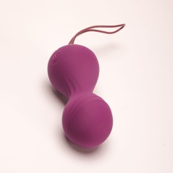 Velvet Touch kulki wibrujące sterowane zdalnie ładowane usb fioletowe