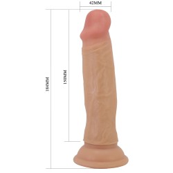 Party Up dildo cyberskóra kolor cielisty 18,4 cm Tom