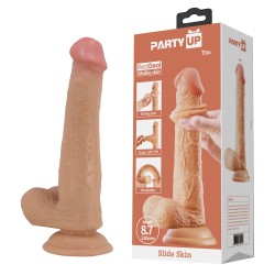 Party Up dildo cyberskóra kolor cielisty 22 cm Tim