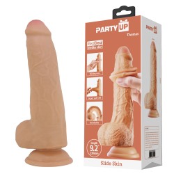 Party Up dildo cyberskóra kolor cielisty 23 cm Thomas