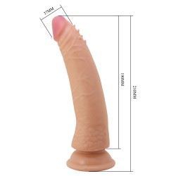 Party Up dildo cyberskóra kolor cielisty 21 cm Steven