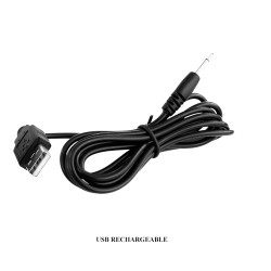 Pary Up korek analny wibrujący silikonowy ładowany usb kolor czarny  Jim