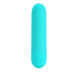 Party Up wibrator mini typ bullet ładowany usb kolor turkusowy Harry