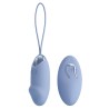 Party Up jajeczko wibrujące silikonowe sterowane zdalnie ładowane usb kolor niebieski Ivan