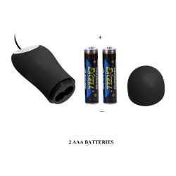 Party Up korek analny wibrujący sterowany zdalnie kolor czarny Jason