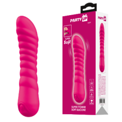 Party Up wibrator silikonowy ładowany usb kolor różowy Jaylei