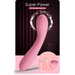 Party Up wibrator silikonowy ładowany usb kolor pudrowy róż John