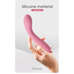 Party Up wibrator silikonowy ładowany usb kolor pudrowy róż John