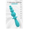 Party Up wibrator analny ładowany usb kolor turkusowy Evajane