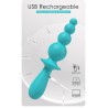 Party Up wibrator analny ładowany usb kolor turkusowy Evajane