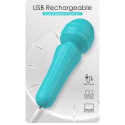 Party UP masażer kulowy magiczna różdżka ładowany usb kolor turkusowy Duuna