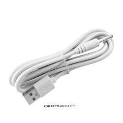 Party Up wibrator silikonowy typ króliczek ładowany usb kolor turkusowy Edward