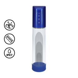 HyperPump - Rechargeable Penis Pump - Metallic Blue