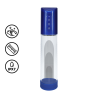 HyperPump - Rechargeable Penis Pump - Metallic Blue