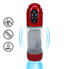 TechnoThrust - Automatic Waterproof Masturbator Pump - Metallic Red