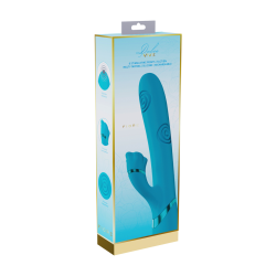 Fiore - G-Spot Air Wave Vibrating and Tapping Flared Clitoral Stimulator - Blue
