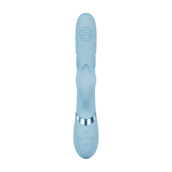 Fronda - G-Spot Vibrating and Tapping Leaf Clitoral Stimulator - Blue