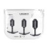 Silicone Weighted Anal Plug Training Set of 3 - Black