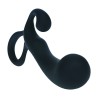 Bulb with Loop Silicone Prostate Massager - M - Black