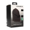 Adjustable Vibrating Silicone Penis Head Stimulator - Black