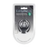 Vibrating Liquid Silicone Cock and Ball Ring - Black