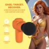 Mini Rechargable Microboost Massager - Orange