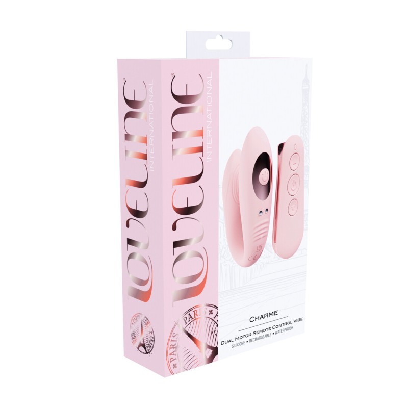 Charme - Remote Control Dual Motor Vibe - Pink
