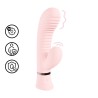 Mystique - Ribbed Rabbit Vibrator - Pink
