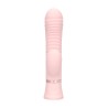 Mystique - Ribbed Rabbit Vibrator - Pink